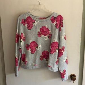 Floral sweatshirt